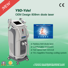 Máquina profesional permanente de la eliminación del pelo para el laser Y9d del diodo 808nm